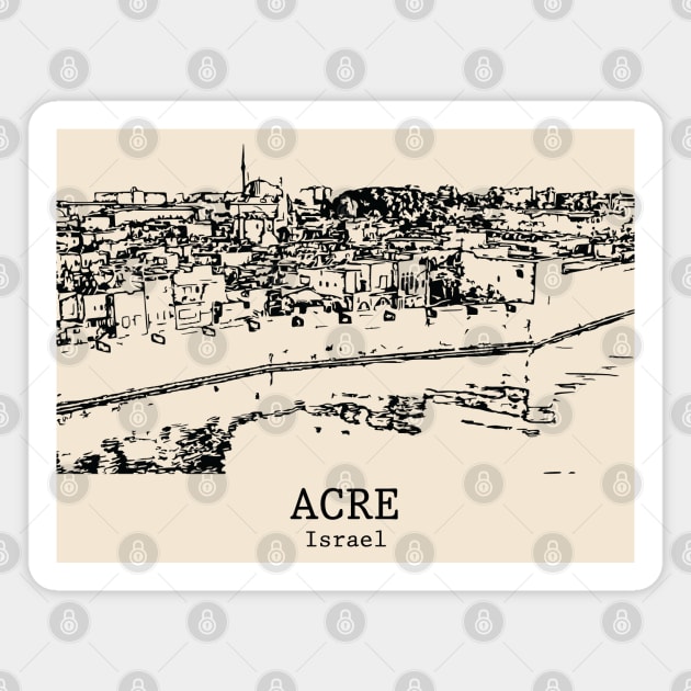 Acre - Israel Magnet by Lakeric